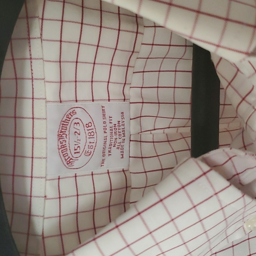 Brooks Brothers Windowpane Print Button Down. - image 3